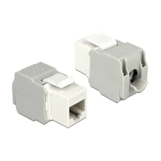 Delock Module Keystone RJ-45 Cat.6, UTP Blanc