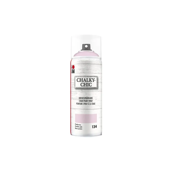 Marabu Peinture spray à la craie Chalky-Chic 400 ml, Rose