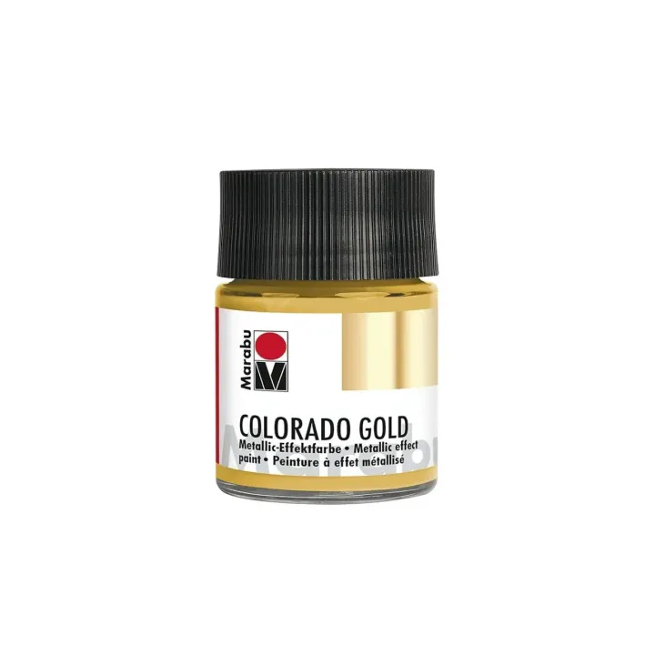 Marabu Peinture métallisée Colorado Gold 50 ml, Doré