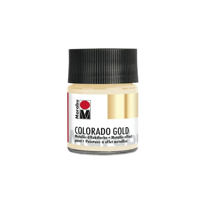 Marabu Peinture métallisée Colorado Gold 50 ml, Blanc