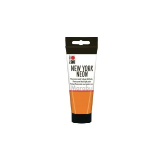 Marabu Peinture fluorescente sous lumière noire New York Neon 100 ml, Orange