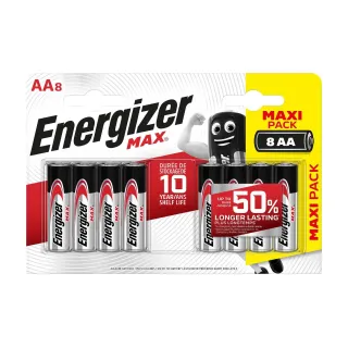 Energizer Pile MAX AA-LR6  8 Pièce-s