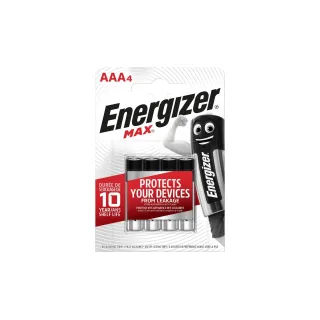 Energizer Pile MAX AAA - LR03  4 pièces