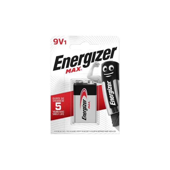 Energizer Pile MAX 9V - 6LR61 1 Pièce-s