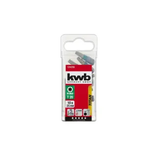 kwb Kits de bits Torx Titan T20 10 Pièce-s pièce(s)