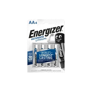 Energizer Pile Ultimate Lithium Mignon AA 4 Pièce-s