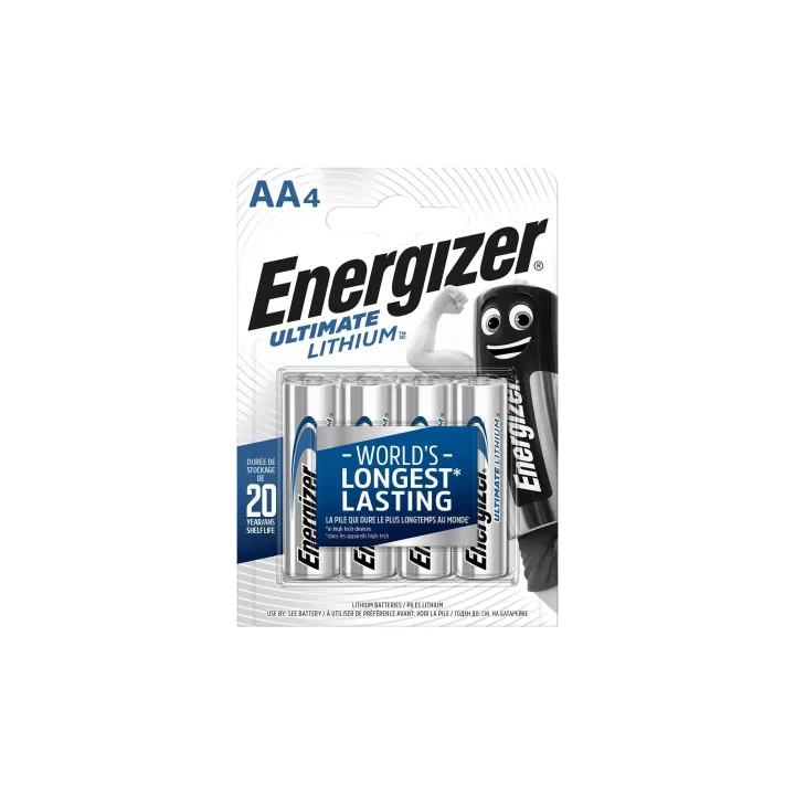 Energizer Pile Ultimate Lithium Mignon AA 4 Pièce-s