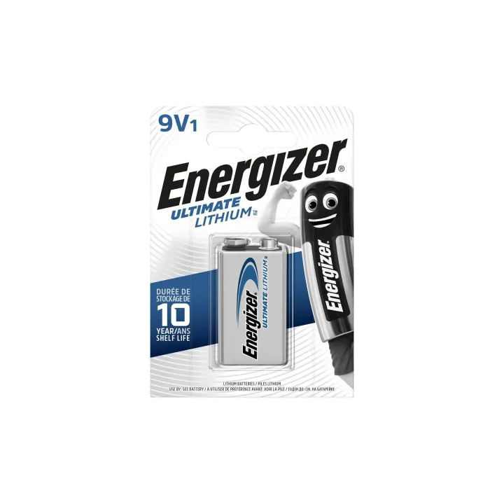 Energizer Pile Ultimate Lithium 9V  1 Pièce-s