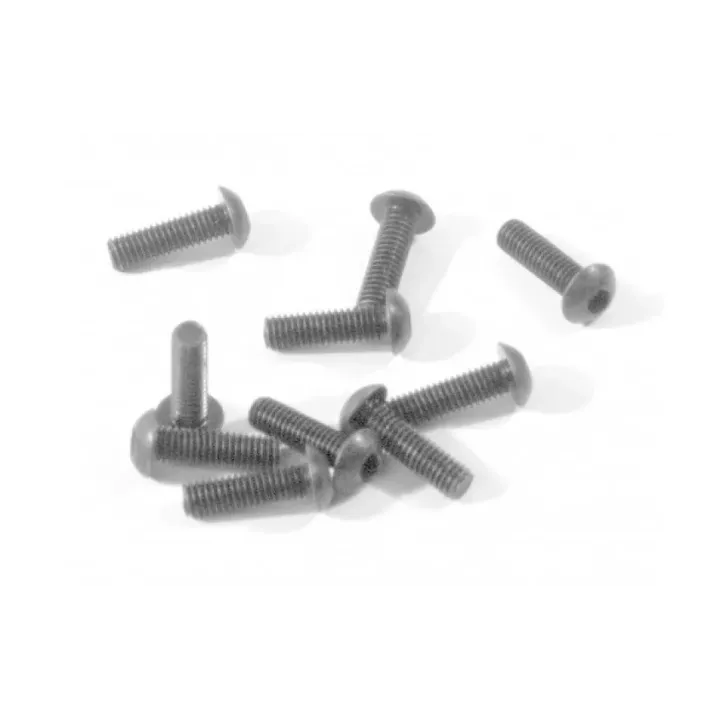 HPI Vis à tête cylindrique plate M3x10mm  10 pièces