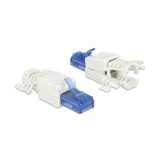 Delock Connecteur RJ45 Cat.6A UTP sans outil, 2 pièces