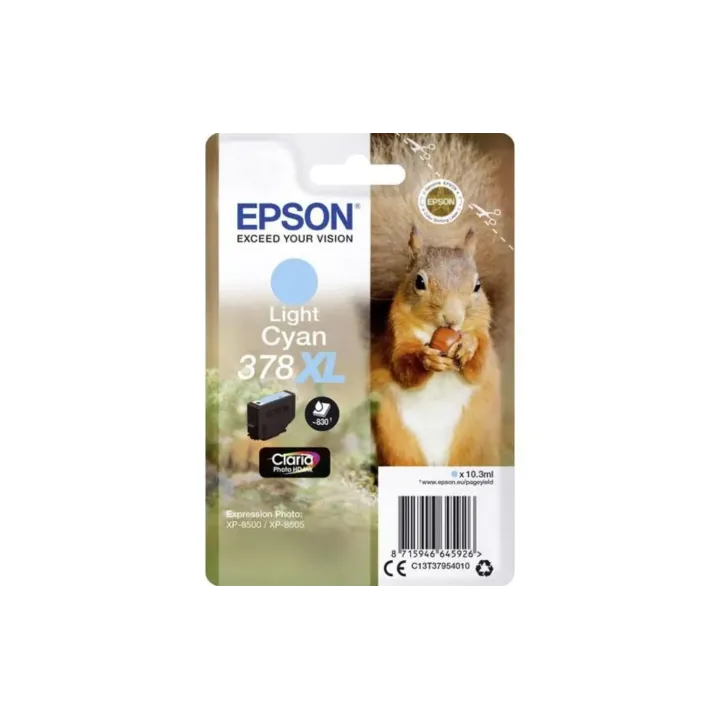 Epson Encre 378 XL - C13T37954010 Light Cyan