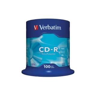 Verbatim CD-R 0.7 GB, tour (100 Pièce-s)