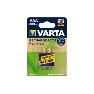 Varta Batterie Recharge Accu Recycled AAA 800mAh  800 mAh