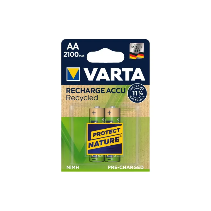 Varta Batterie Recharge Accu Recycled AA 2100 mAh 2100 mAh