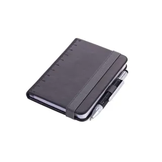 Troika Carnet de notes Lilipad+Liliput A7, Vierge, Noir