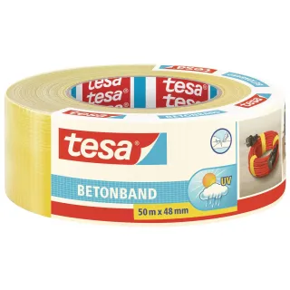 tesa Bande pour béton 50 mm x 50 m Jaune