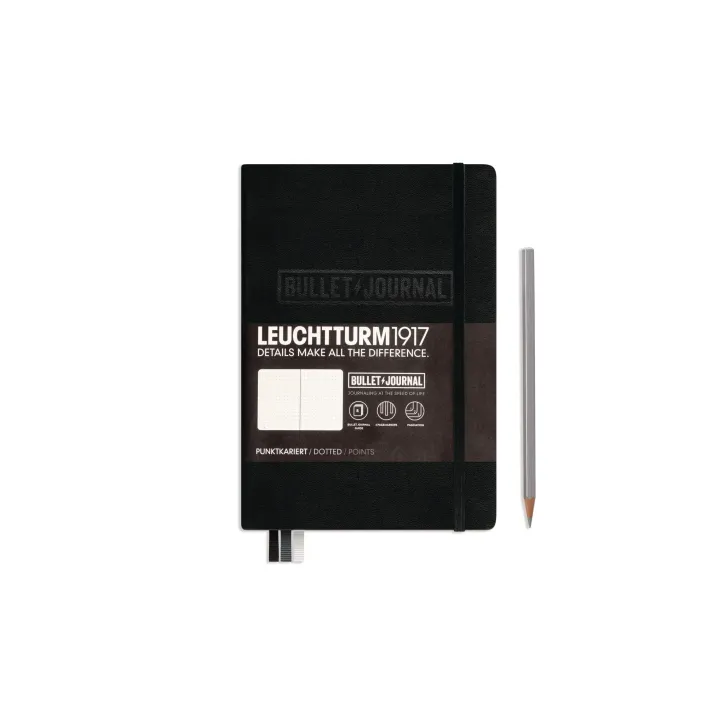 Leuchtturm Carnet de notes B5, Pois, Noir