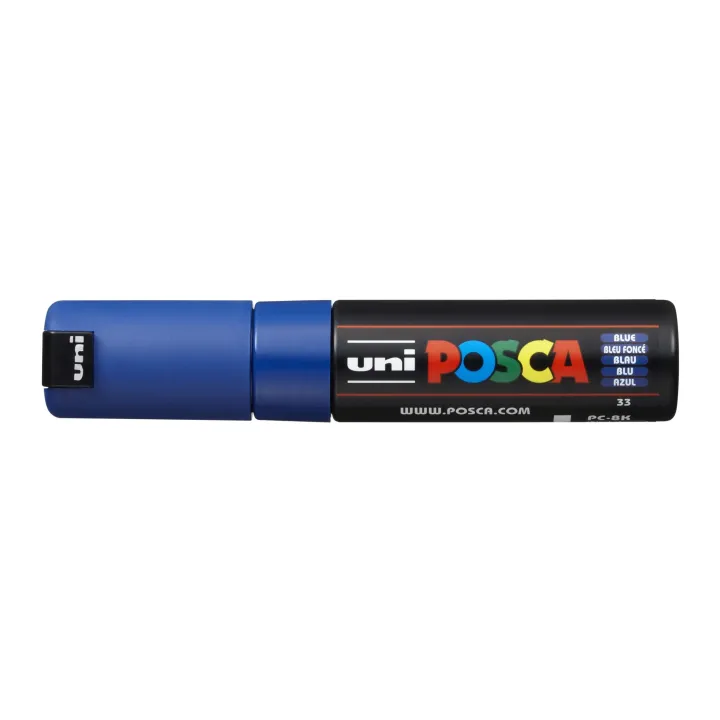 Uni Marqueur indélébile Posca 8 mm Bleu