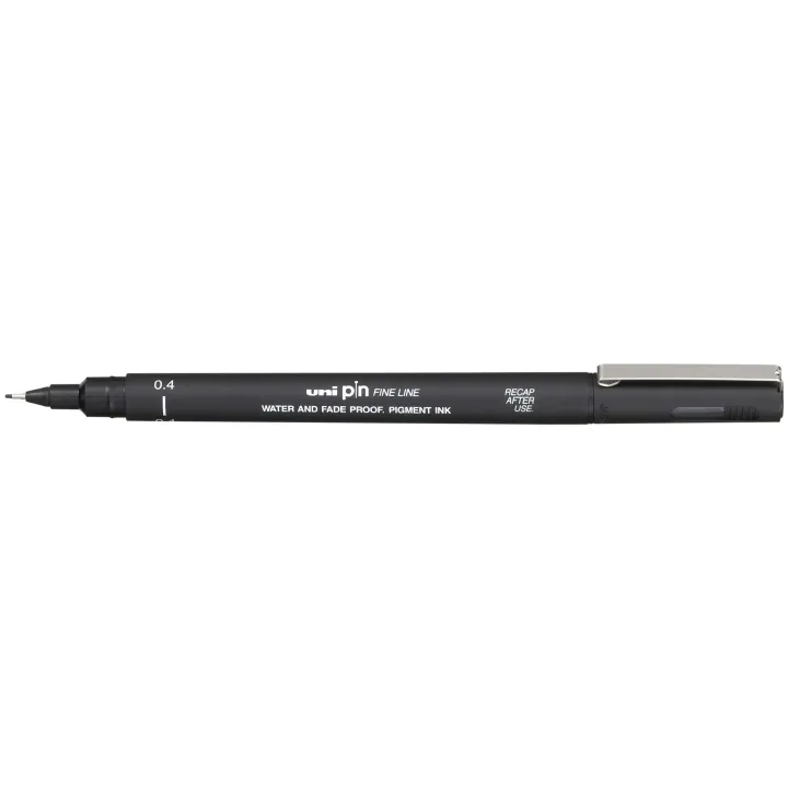 Uni Fineliner PIN 0.4 mm, Noir