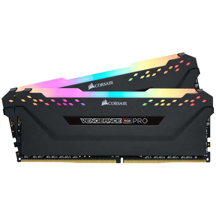 Corsair DDR4-RAM Vengeance RGB PRO Black iCUE 3200 MHz 2x 8 Go 2x 8 Go