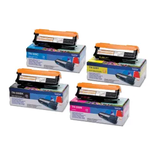 Brother Kits de toner TN-328 noir-Cyan-Magenta-Yellow