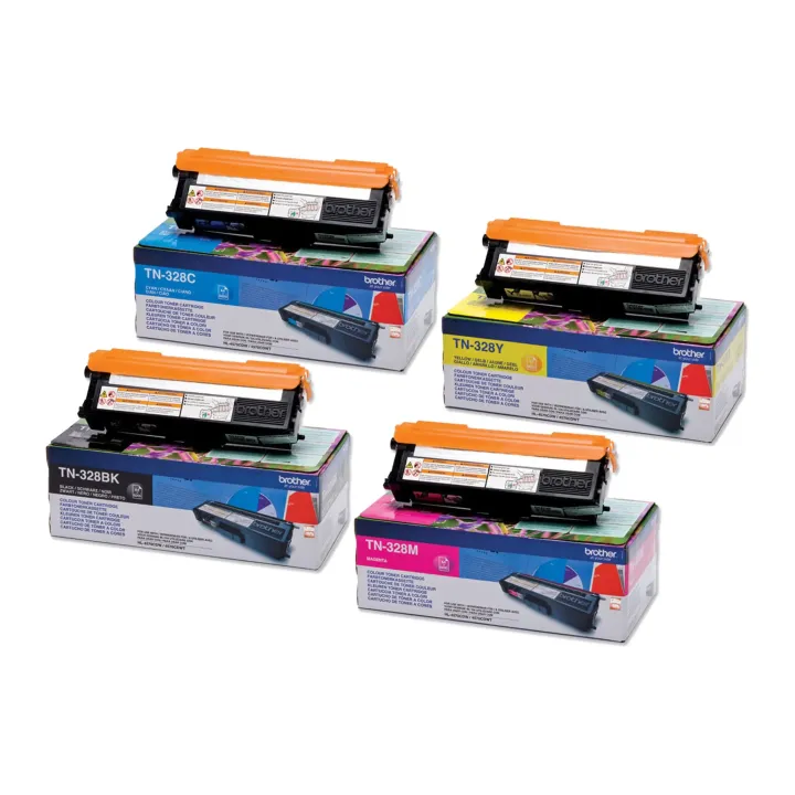 Brother Kits de toner TN-328 noir-Cyan-Magenta-Yellow