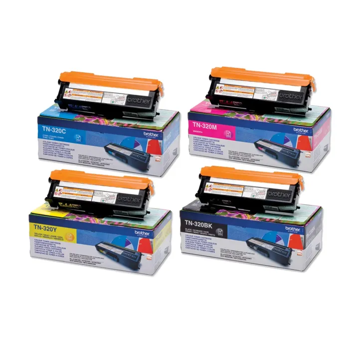 Brother Kits de toner TN-320 noir-Cyan-Magenta-Yellow