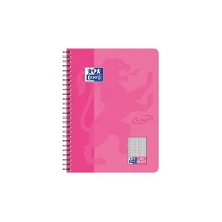 Oxford Carnet de notes Bloc-notes Touch College, B5, damier, rose