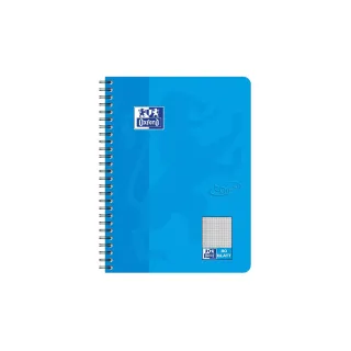 Oxford Carnet de notes Bloc-notes Touch College, B5, quadrillé, bleu marine