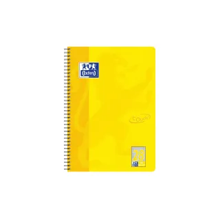 Oxford Carnet de notes Cahier Touch College, A4, quadrillé, jaune soleil