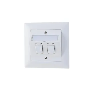 Feller EDIZIOdue Prise réseau UP 2x RJ45 Cat. 5e blindé