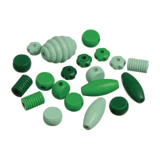 Knorr Prandell Billes de bois Mix 1 20 pièces, Vert