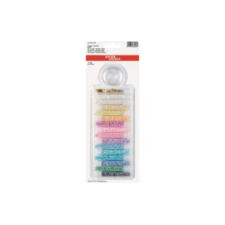 Knorr Prandell Perles en plastique Rocailles  17 pièces, pastel