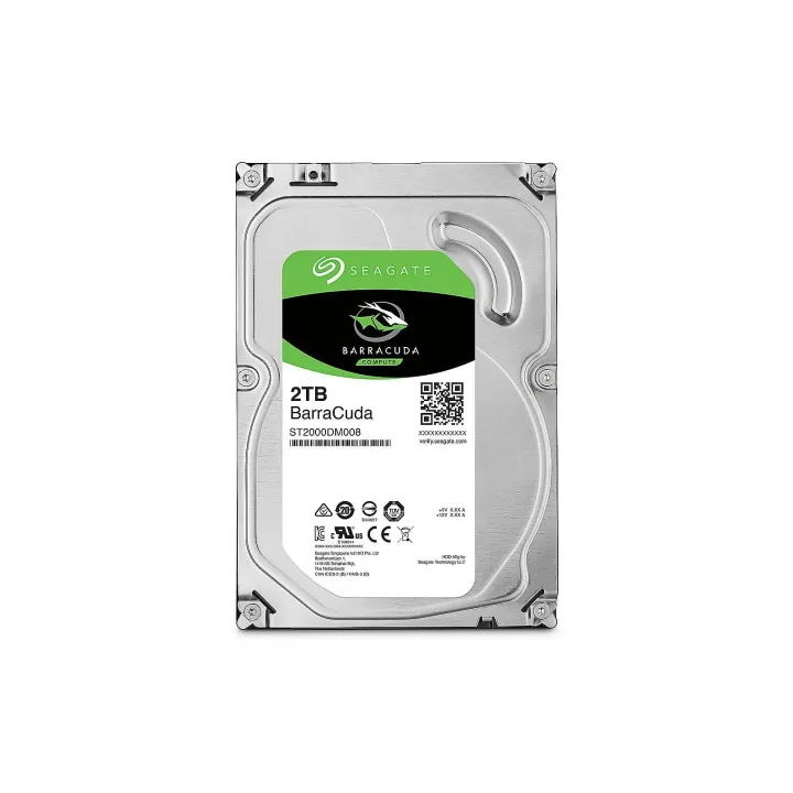 Seagate Disque dur BarraCuda 3.5 SATA 2 TB