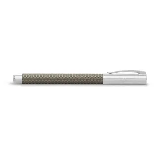 Faber-Castell Stylo plume Ambition OpArt moyen (M), Gris