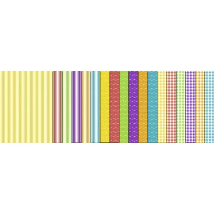 URSUS Bloc de papier à motif Mini Designs 1 1 pièce, multicolore