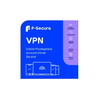 F-Secure Secure VPN ESD, version complète, 3 appareils, 1 an