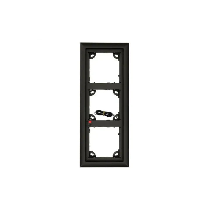 Mobotix Cadre de montage MX-OPT-Frame-3-EXT-BL Cadre 3 places pour T25, noir