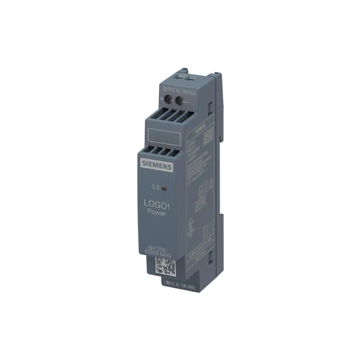 Siemens Blocs d’alimentation pour rail DIN  14.4 W, 24 V