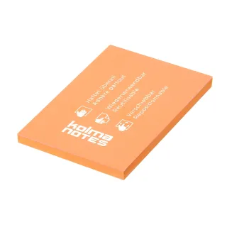 Kolma Fiche de bloc-notes NOTES A7 Orange, 100 feuilles