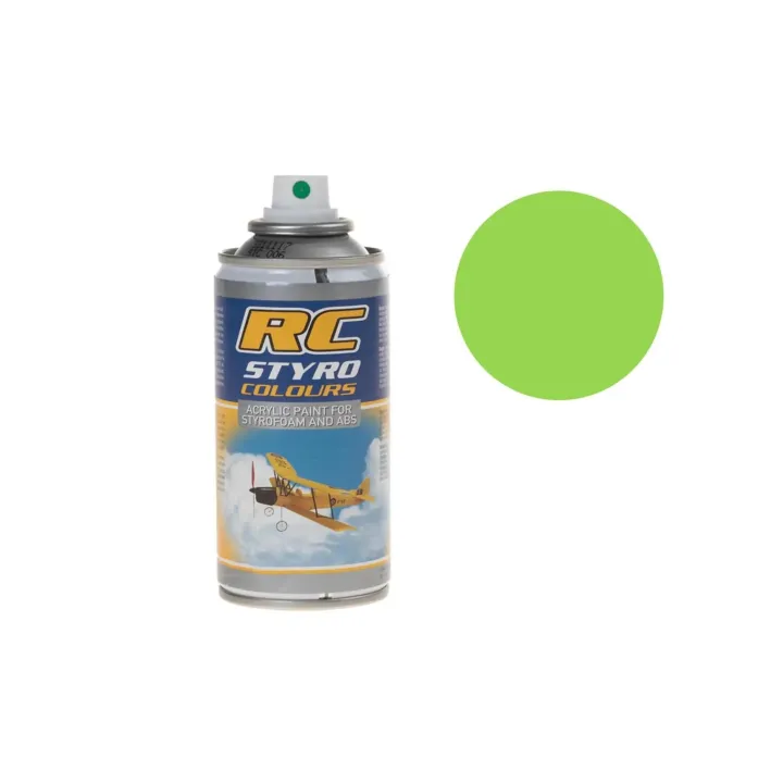 Ghiant Aérosol pour plastique RC STYRO Vert Néon 008 150 ml