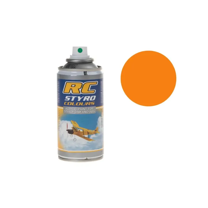 Ghiant Aérosol pour plastique RC STYRO Orange 022 150 ml