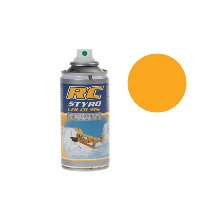 Ghiant Aérosol pour plastique RC STYRO Jaune 024 150 ml