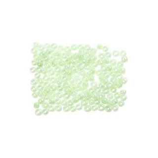 Creativ Company Perles de rocaille 8-0 Vert clair-Semi-transparent