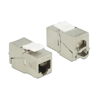 Delock Module Keystone RJ45 - LSA, Cat 6A blindé