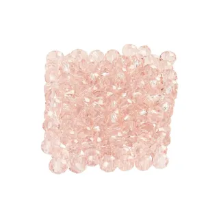 Creativ Company Perles en verre 3 mm x 4 mm rose
