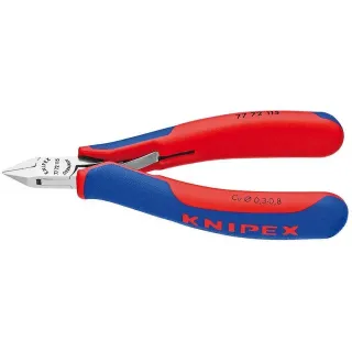 Knipex Pinces coupantes de côté pour l’électronique mini tête pointue, 115 mm