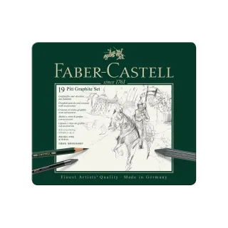 Faber-Castell Crayon graphite Faber-Castell PITT Étui métallique de 19