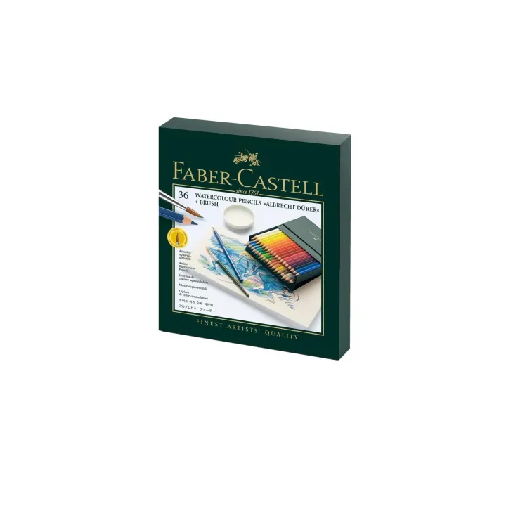 Faber-Castell Crayons de couleur Albrecht Dürer Boîte datelier de 36