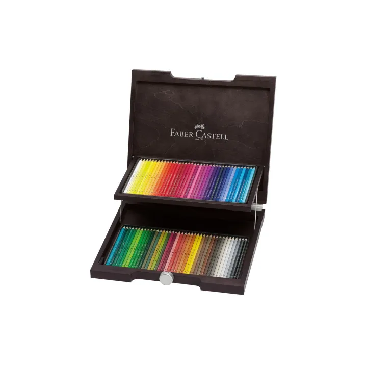 Faber-Castell Crayons de couleur Albrecht Dürer Coffret en bois de 72